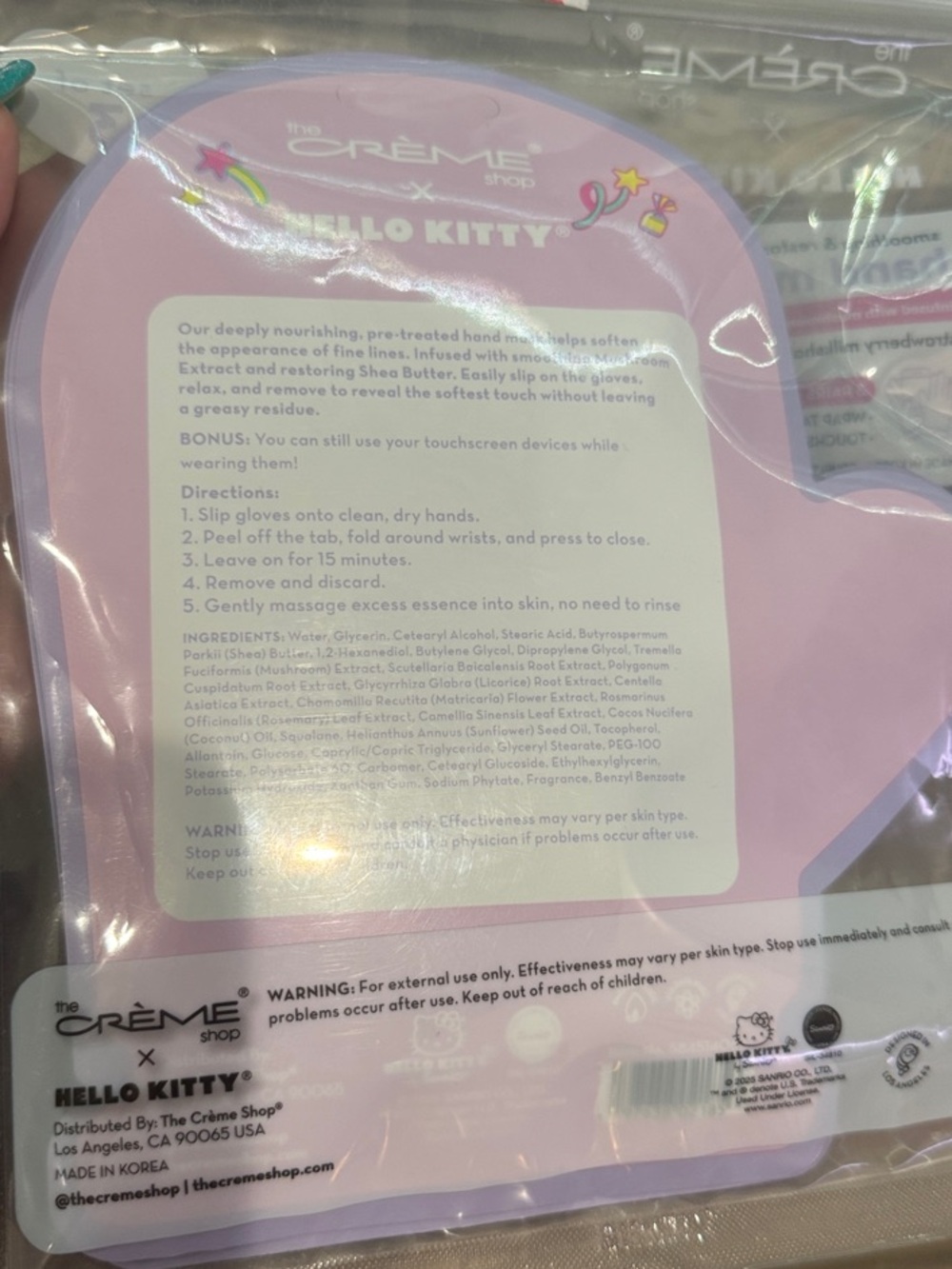 Crème X Hello Kitty Pink Skincare Set with Plush - Picture 5 of 6